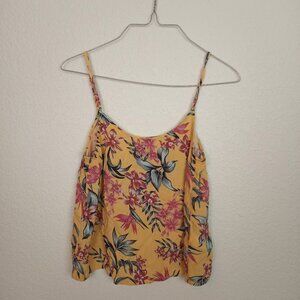 Divided H & M Floral Cami Top Size 2